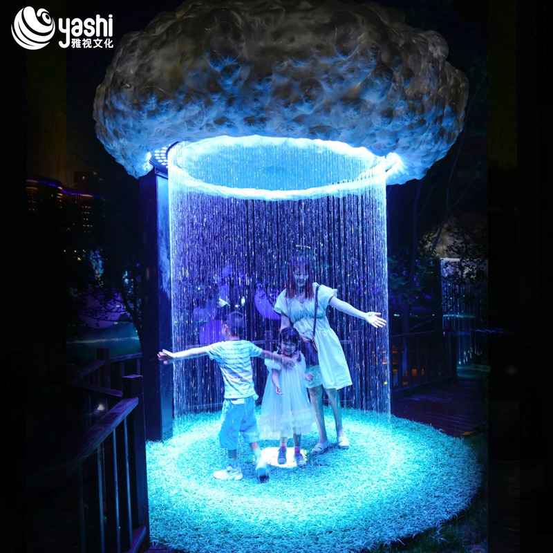 Световая скульптура с эффектом светового потока для общественных пространств, отелей и художественных выставок в торговых центрах