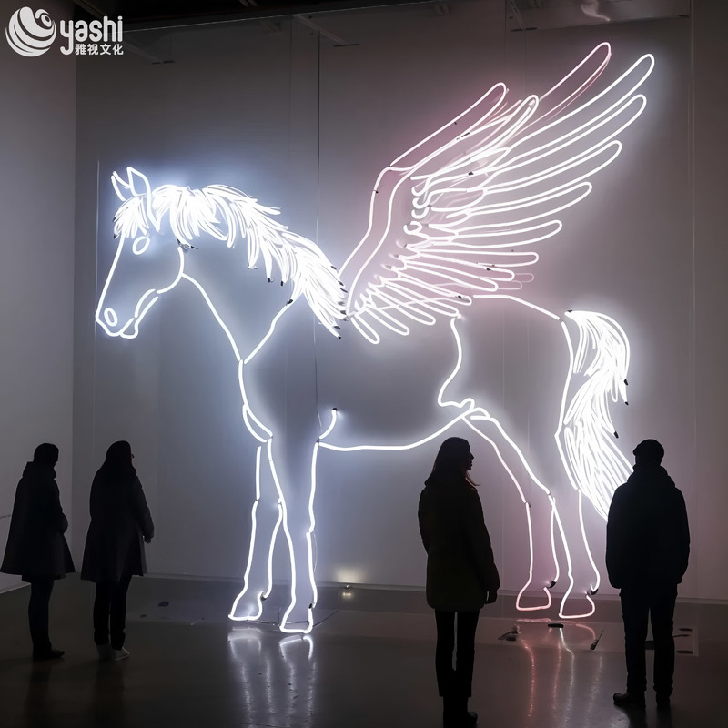 Гирлянда со светодиодными светильниками в форме единорога для украшения вечеринки на открытом воздухе