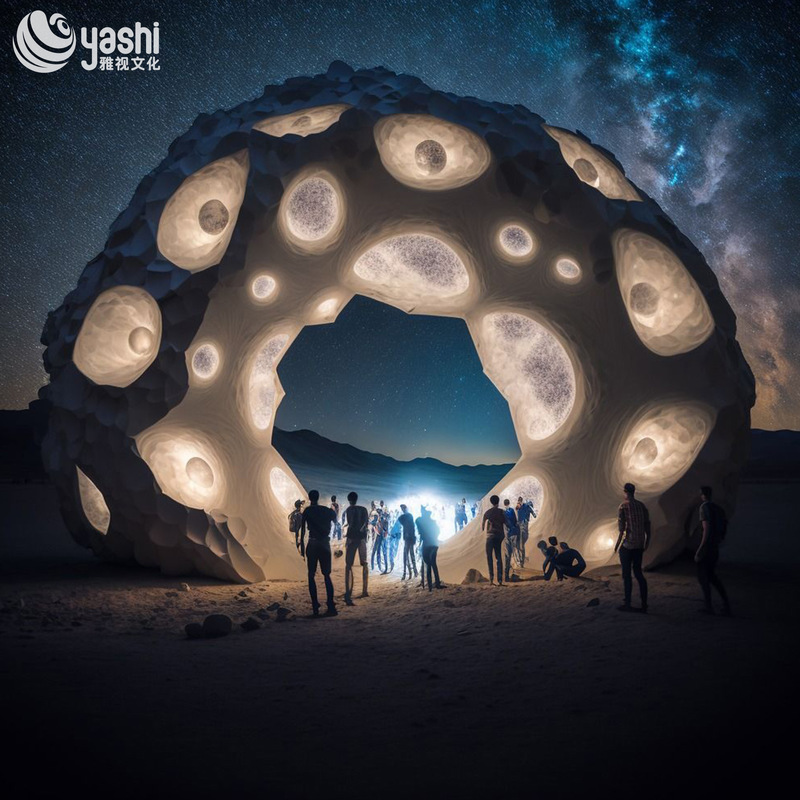 Customized Sculptural Decoration Arch Door Adjustable Size Color