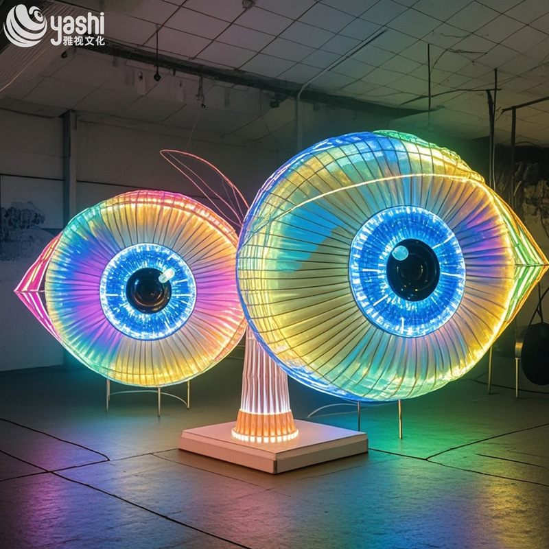 LED Illuminated Irregular Sculptural Decoration Customizable For Outdoor Party