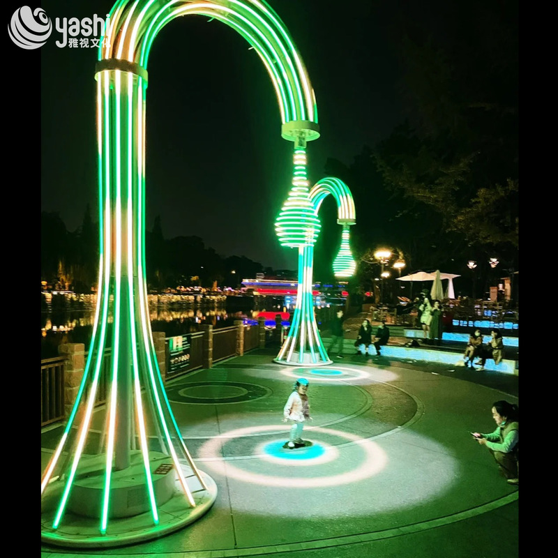 Custom Shaped Outdoor Decorative Lights for Landscaping and Events