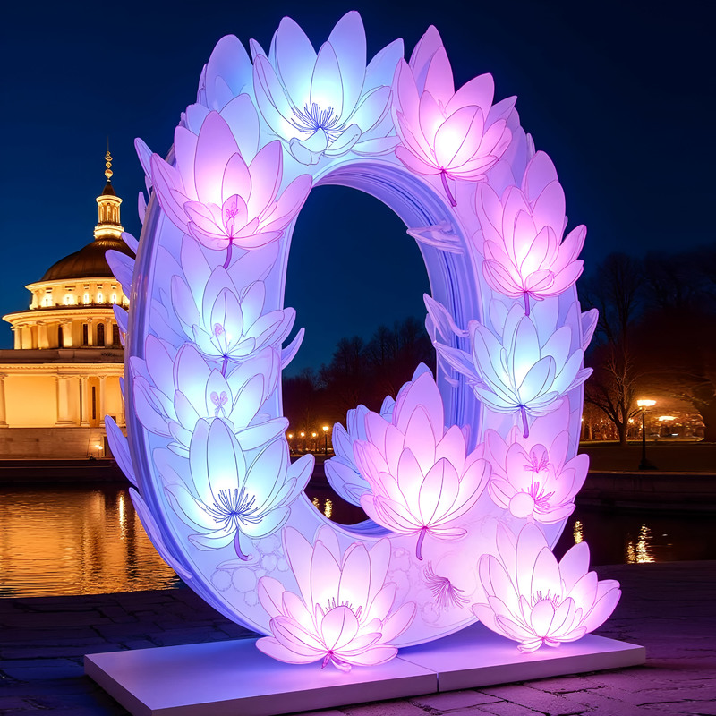 Handmade Alphabet Lanterns for Outdoor Mall Wedding Party Decoration