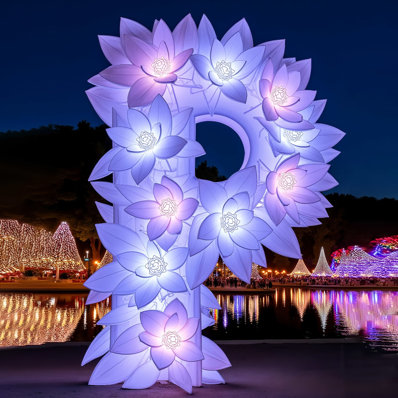 Handmade Alphabet Lanterns for Outdoor Mall Wedding Party Decoration