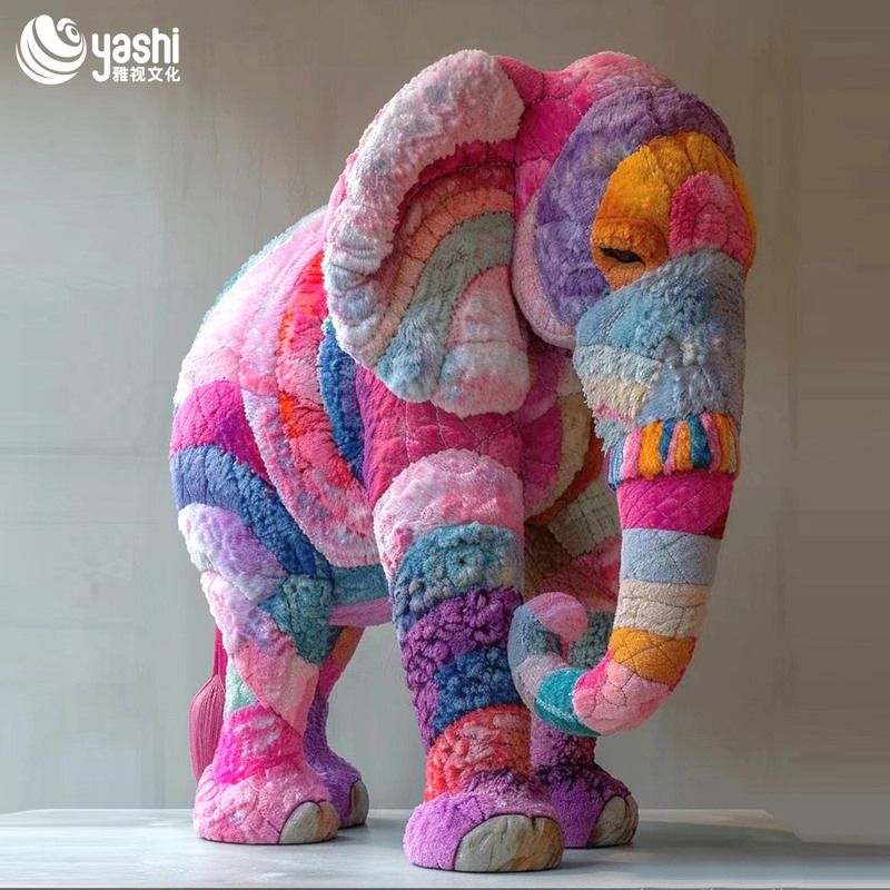 Cute Large Plush Elephant Decor For School Events Party Celebrations