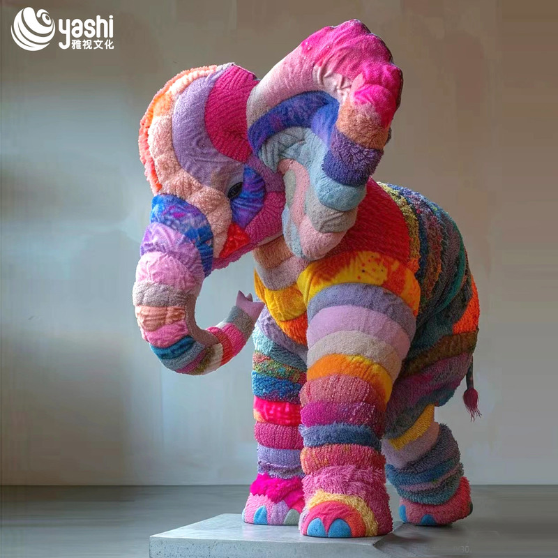 Cute Large Plush Elephant Decor For School Events Party Celebrations