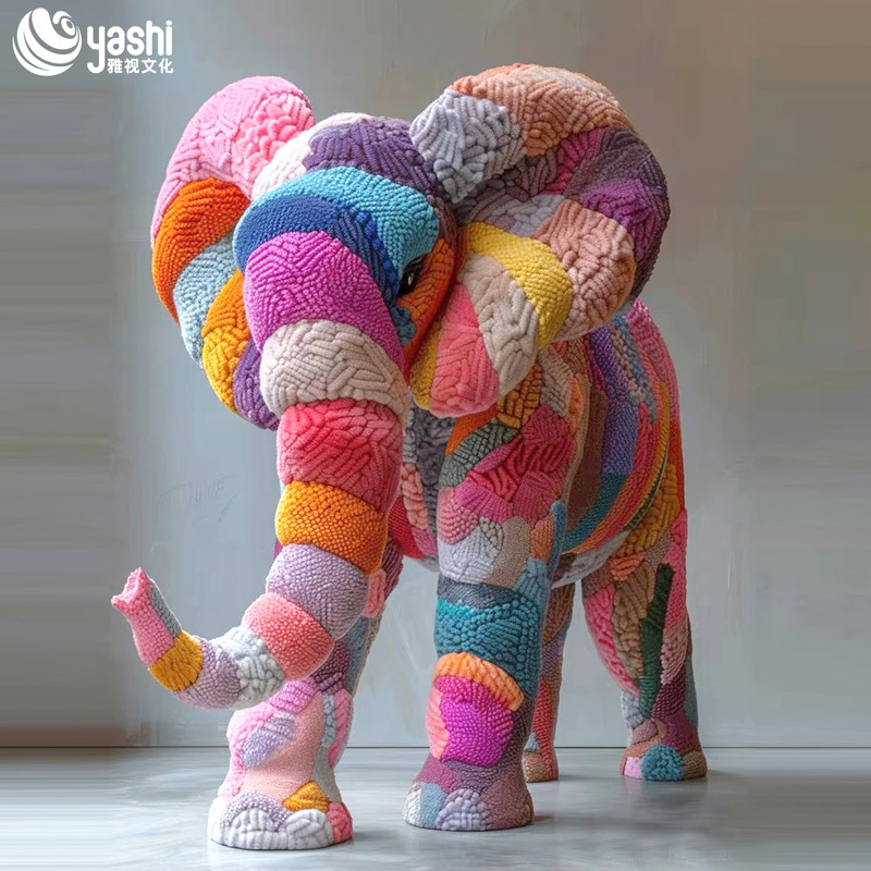 Cute Large Plush Elephant Decor For School Events Party Celebrations