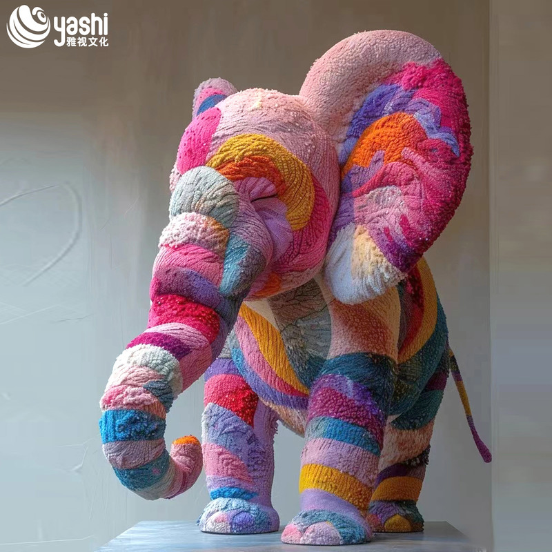 Cute Large Plush Elephant Decor For School Events Party Celebrations
