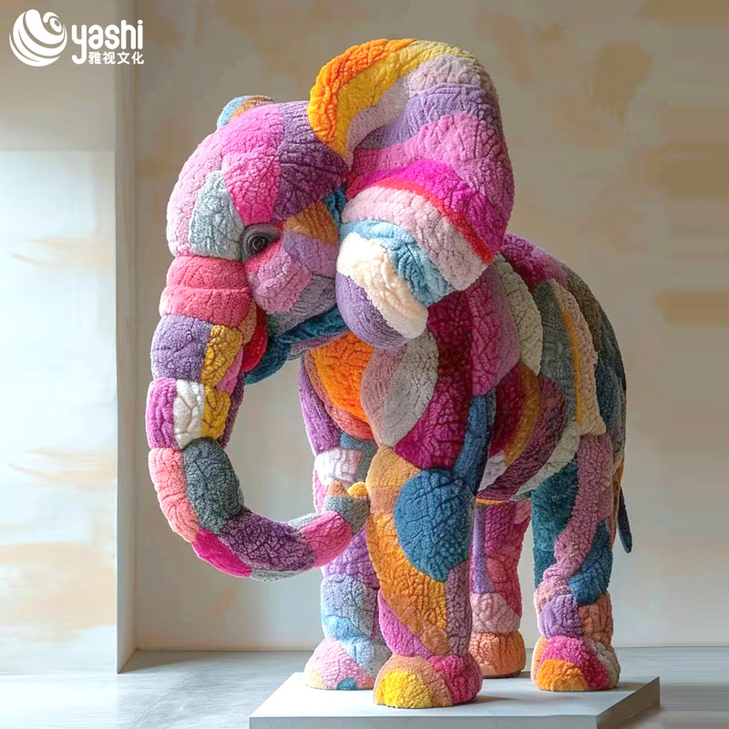 Cute Large Plush Elephant Decor For School Events Party Celebrations