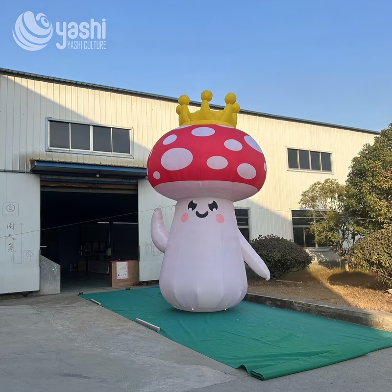 Красочный грибной воздушный шар, надувные украшения для парка развлечений на открытом воздухе