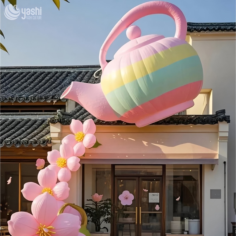 Lifelike Chinese Inflatable Balloon LED Lighting Devices for Outdoor Decoration