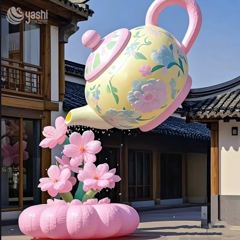 Lifelike Chinese Inflatable Balloon LED Lighting Devices for Outdoor Decoration