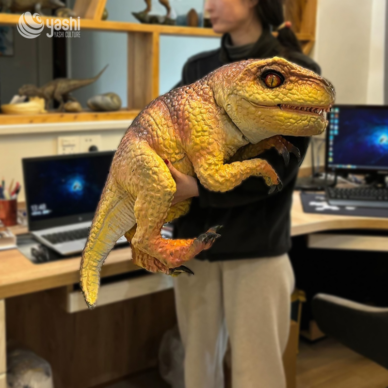 Противоржавеющая реалистичная ручная кукла динозавра для вечеринки