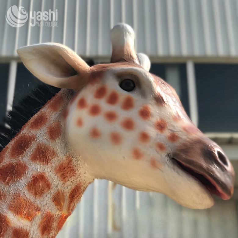 2,5-метровая скульптура жирафа в натуральную величину для украшения парка и вечеринки
