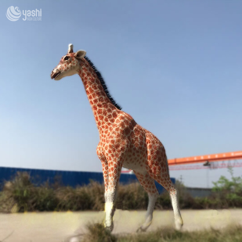 2,5-метровая скульптура жирафа в натуральную величину для украшения парка и вечеринки