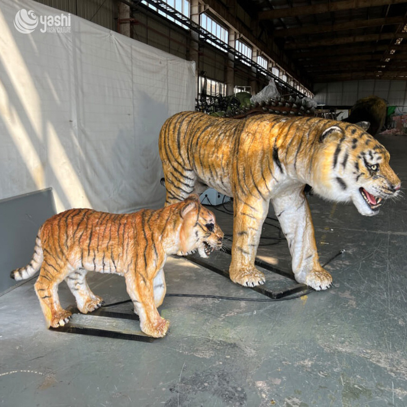 Model Patung Singa Realistis 210CM Untuk Dekorasi Taman