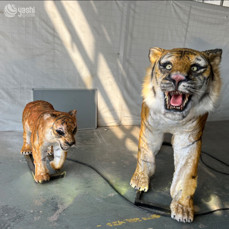 Model Patung Singa Realistis 210CM Untuk Dekorasi Taman