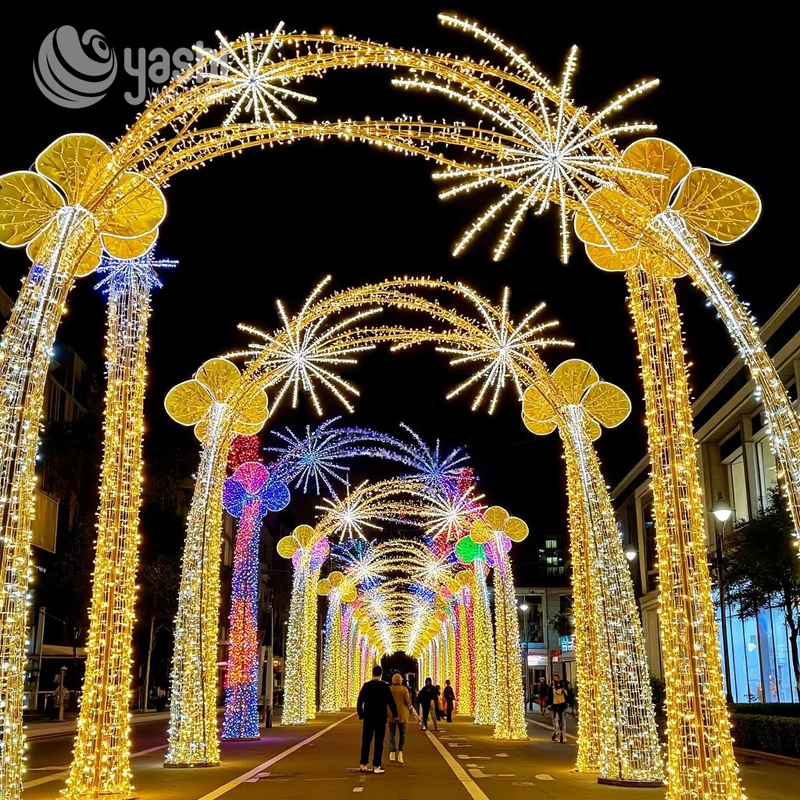 Large Archway Light Fixture Customizable For New Year Party Wedding Decor