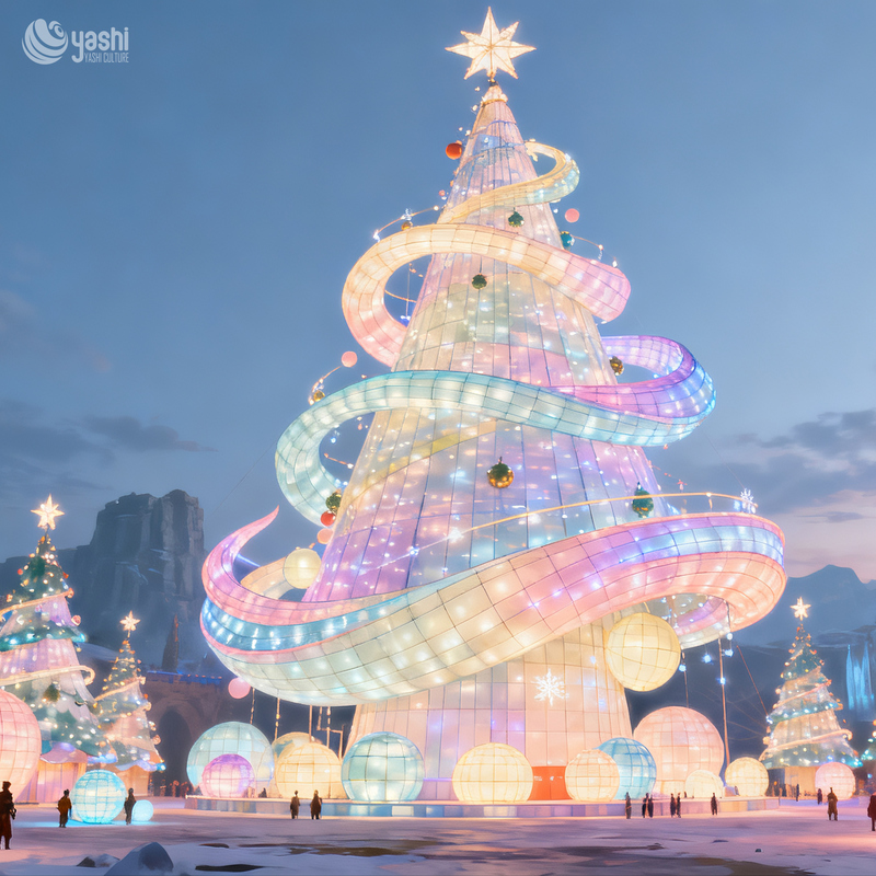 High-End LED Christmas Tree Lantern for Outdoor Decoration - Produced by Major Manufacturer