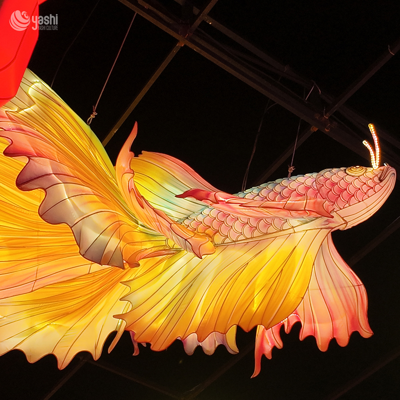 Chinese Traditional Festival Animal Lanterns - Goldfish Sculpture LED Lighting for Outdoor Decoration