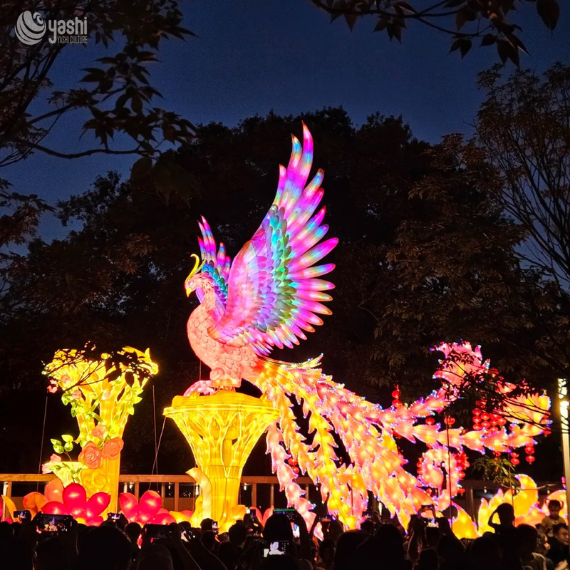 نمایش فانوس های جشنواره فضای باز - فانوس های سنتی سال نو چینی برای نمایشگاه های نور