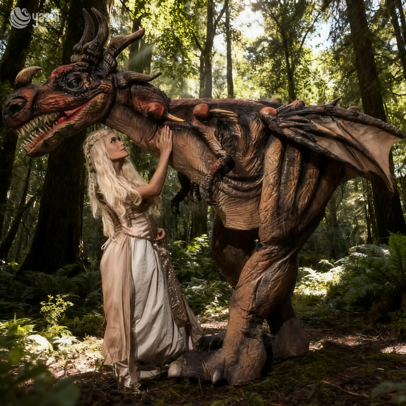 Фестиваль Силиконовый кукла динозавра с железобезопасной рамой