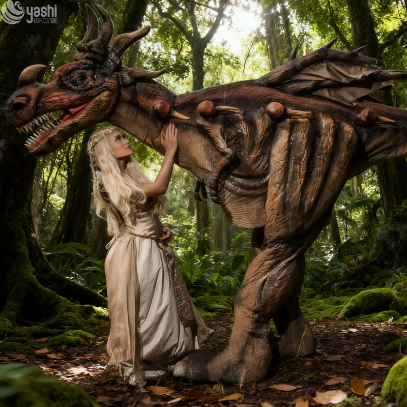 Фестиваль Силиконовый кукла динозавра с железобезопасной рамой