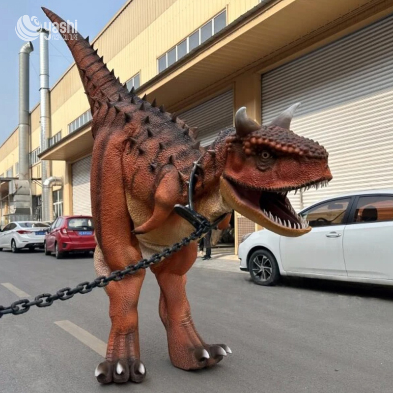 High-Quality Outdoor Performance Dinosaur Costume - Walking Dinosaur Suit, Bull Dinosaur Sculpture Outfit