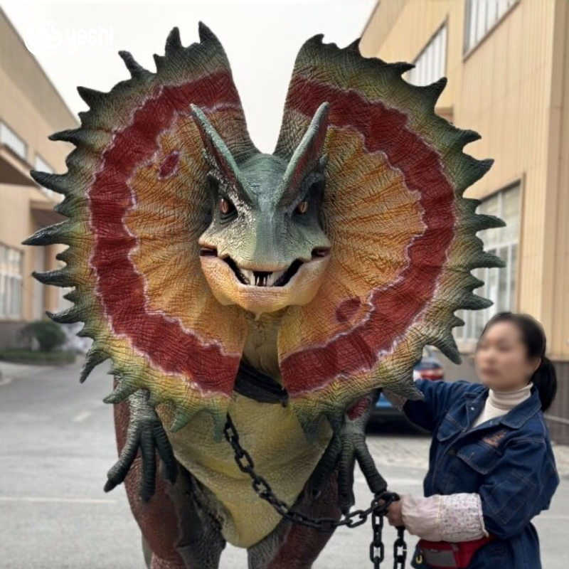 High-Quality Outdoor Performance Dinosaur Costume - Walking Dinosaur Suit, Bull Dinosaur Sculpture Outfit