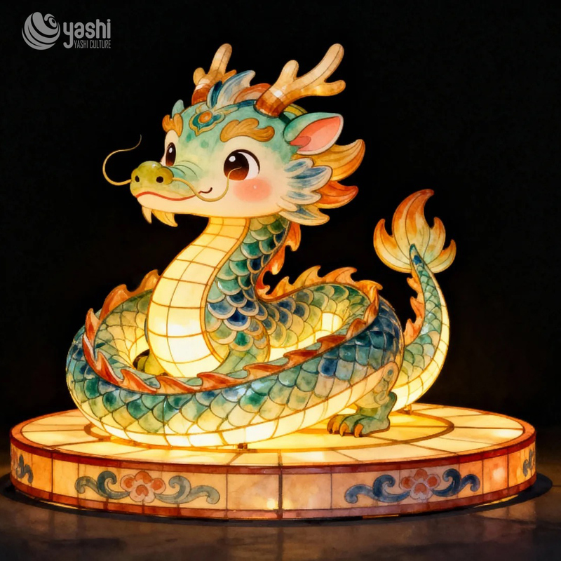 Chinese Traditional Festival Handmade Lanterns Zodiac Animal Sculptures Lanterns Chinese New Year Theme Lanterns
