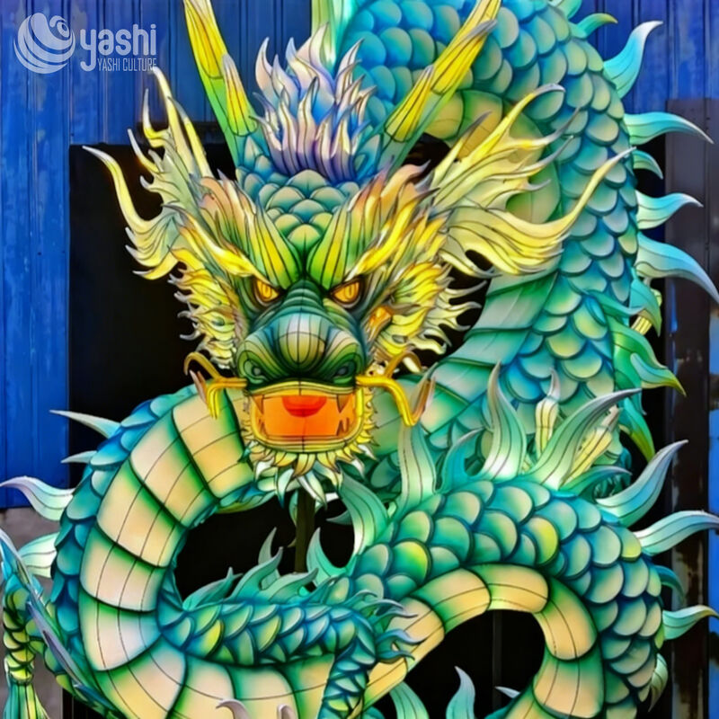Traditional Chinese Lanterns for Festivals, Large Outdoor Dragon Lantern for Lantern Festival Decorations