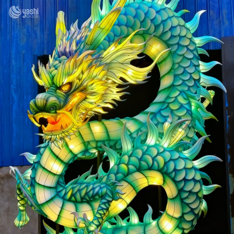 Traditional Chinese Lanterns for Festivals, Large Outdoor Dragon Lantern for Lantern Festival Decorations