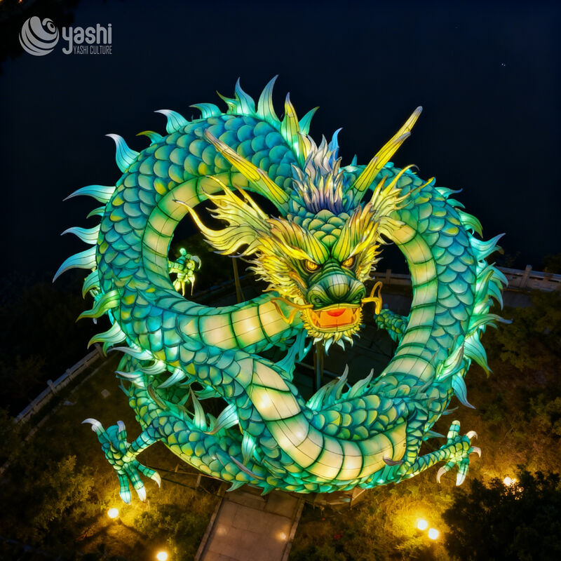 Traditional Chinese Lanterns for Festivals, Large Outdoor Dragon Lantern for Lantern Festival Decorations