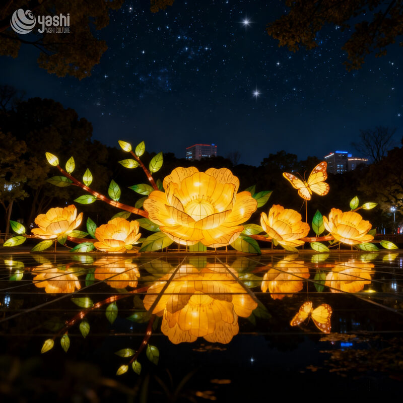 Chinese New Year and Lantern Festival Garden Decoration Lanterns - Large Festive Party Outdoor Decor