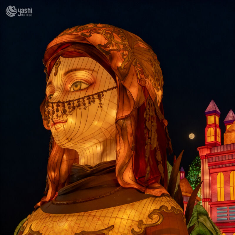 Large Outdoor Festival Decoration Lanterns for Chinese New Year Theme Exhibition