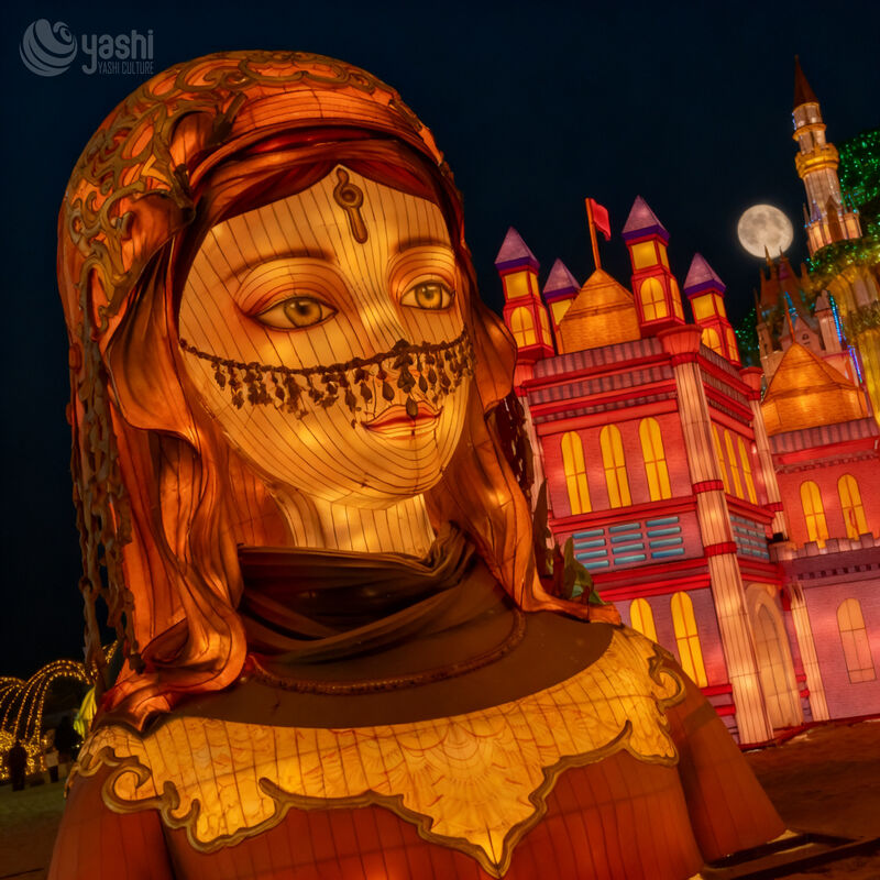 Large Outdoor Festival Decoration Lanterns for Chinese New Year Theme Exhibition