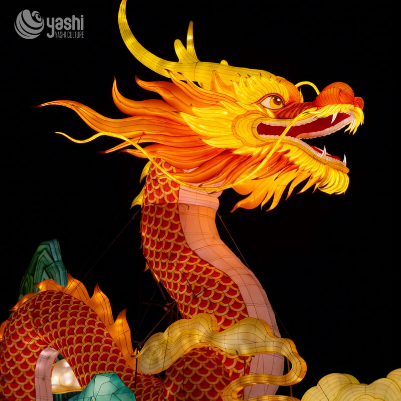 Chinese New Year Lanterns Outdoor Waterproof Decorative Large Dragon Lanterns
