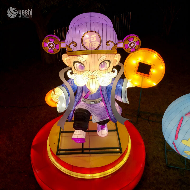 Traditional Chinese New Year Fortune Lantern - Ideal for Halloween, Christmas, Thanksgiving, and Lantern Festival Decorations