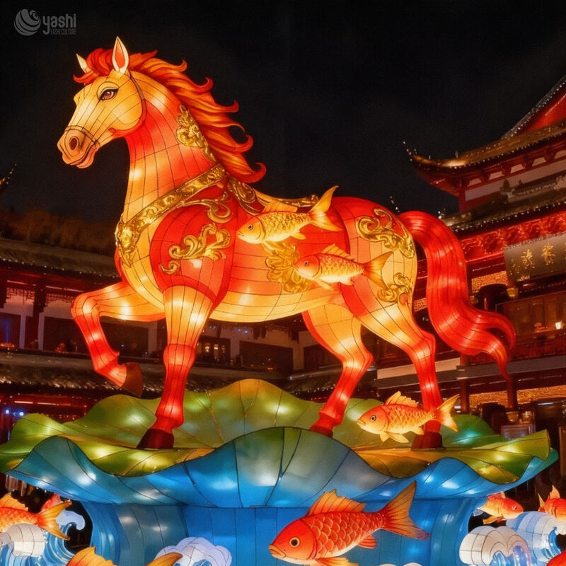Zodiac Horse Lantern for Spring Festival - Giant Lantern for Chinese New Year and Lantern Festival