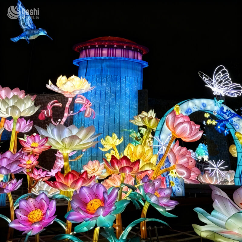 Floral Theme Lanterns for Festive Parties - Ideal for New Year, Lantern Festival, Christmas, and Other Holiday Decorations