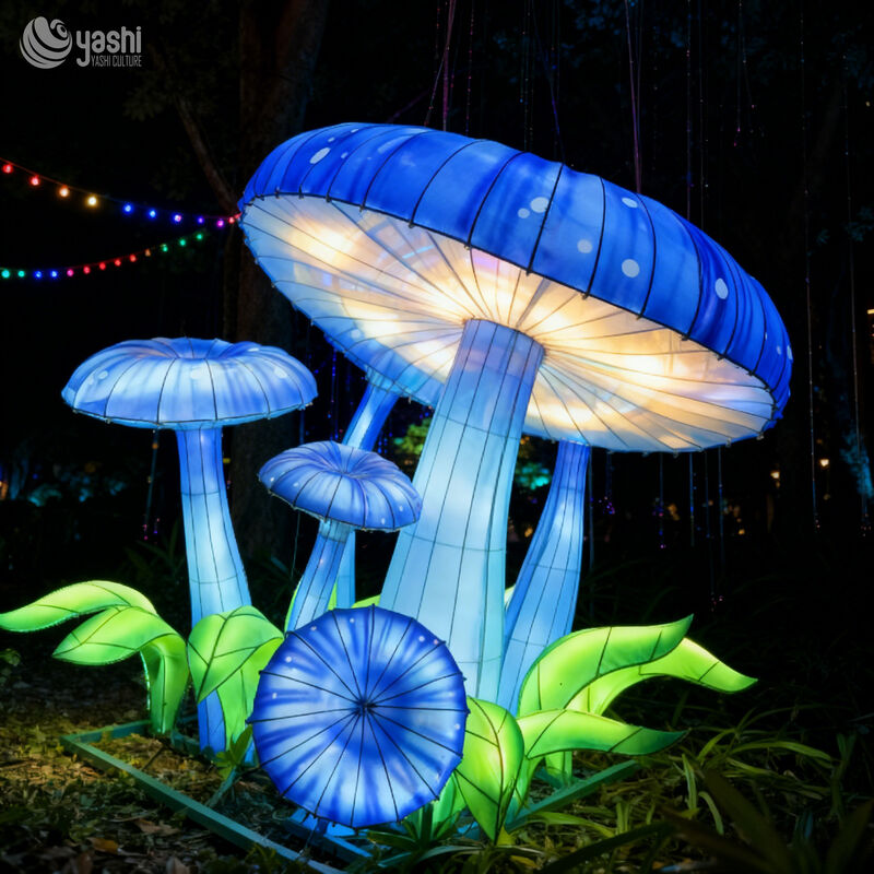 Outdoor Festival Party Mushroom Lanterns - Chinese New Year Plant Theme Decorative Lanterns