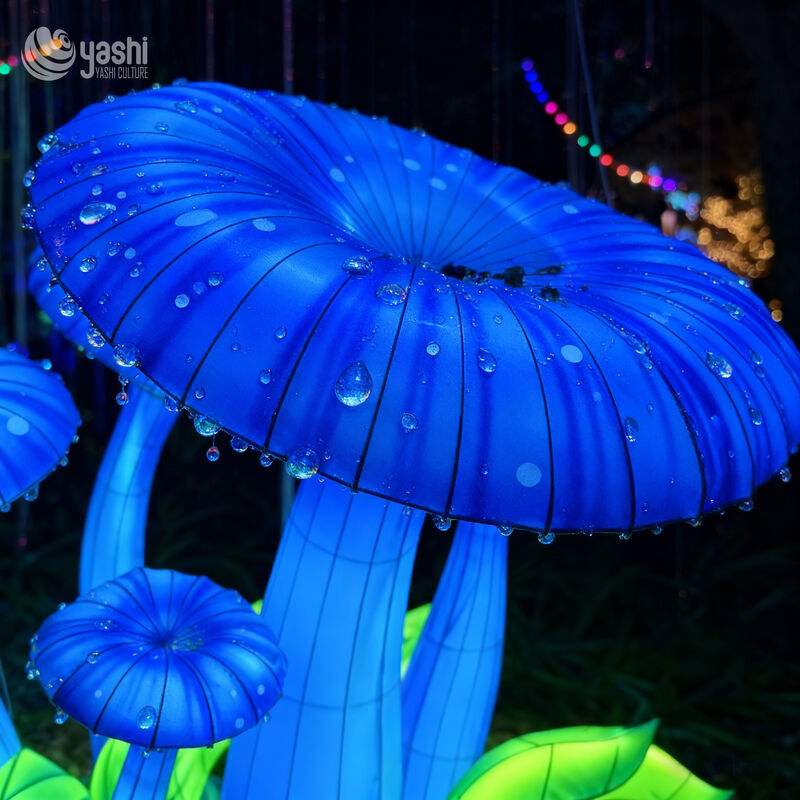 Outdoor Festival Party Mushroom Lanterns - Chinese New Year Plant Theme Decorative Lanterns