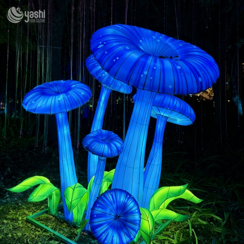 Outdoor Festival Party Mushroom Lanterns - Chinese New Year Plant Theme Decorative Lanterns