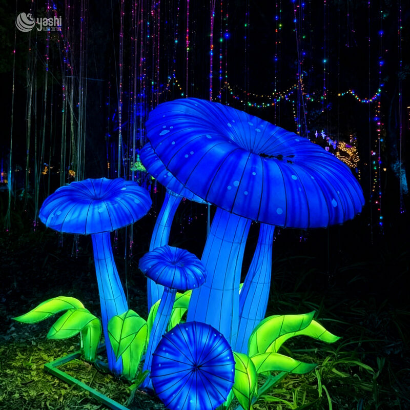 Outdoor Festival Party Mushroom Lanterns - Chinese New Year Plant Theme Decorative Lanterns