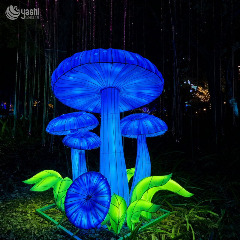 Outdoor Festival Party Mushroom Lanterns - Chinese New Year Plant Theme Decorative Lanterns