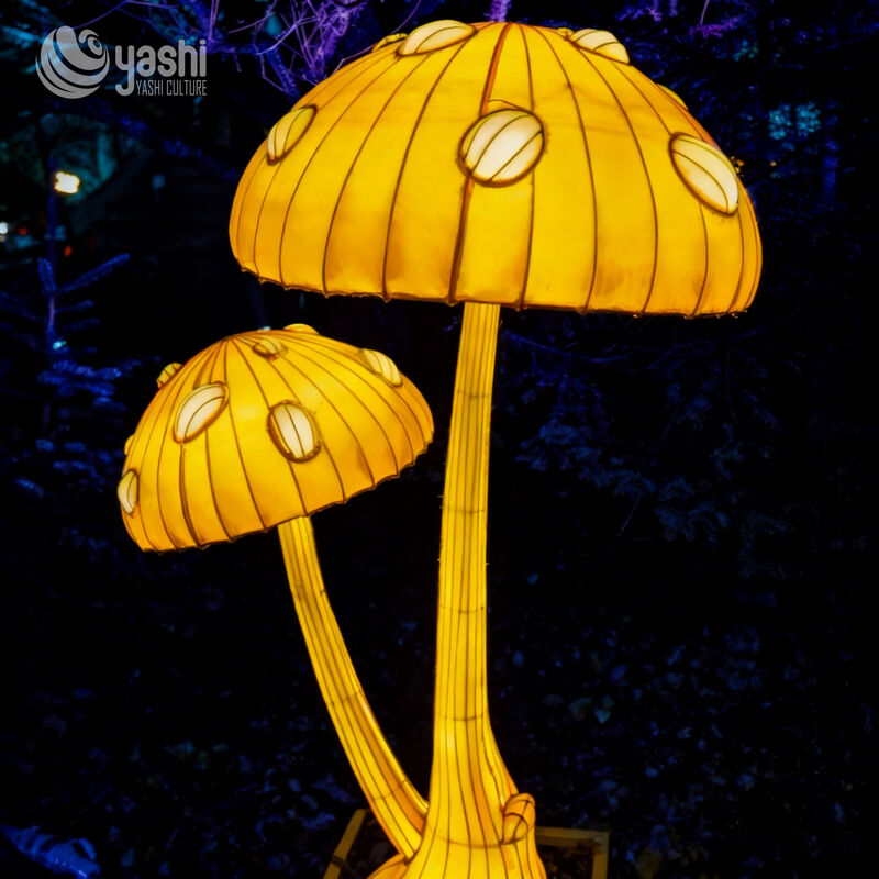 Zigong Lanterns: Handmade Mushroom Lanterns for Outdoor and Festival Party Decoration