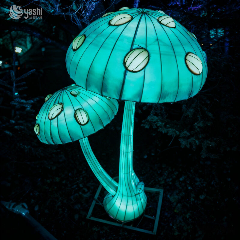 Zigong Lanterns: Handmade Mushroom Lanterns for Outdoor and Festival Party Decoration