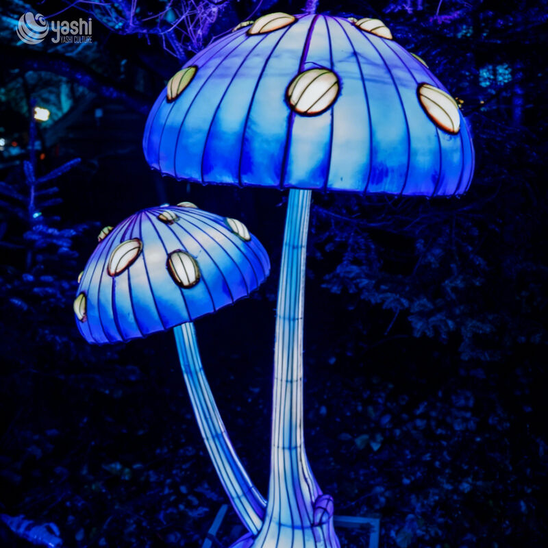 Zigong Lanterns: Handmade Mushroom Lanterns for Outdoor and Festival Party Decoration
