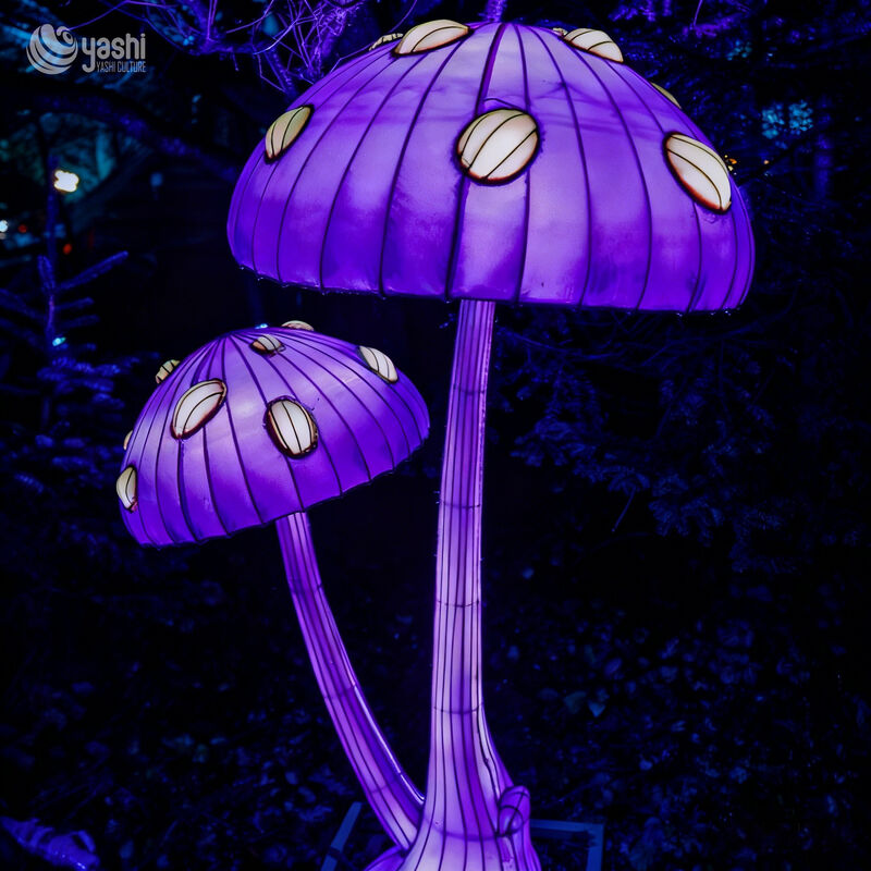 Zigong Lanterns: Handmade Mushroom Lanterns for Outdoor and Festival Party Decoration