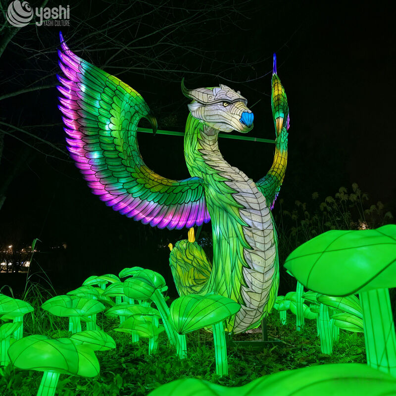 Unique Dragon LED String Lights for Chinese New Year, Lantern Festival, Halloween Outdoor Decorations