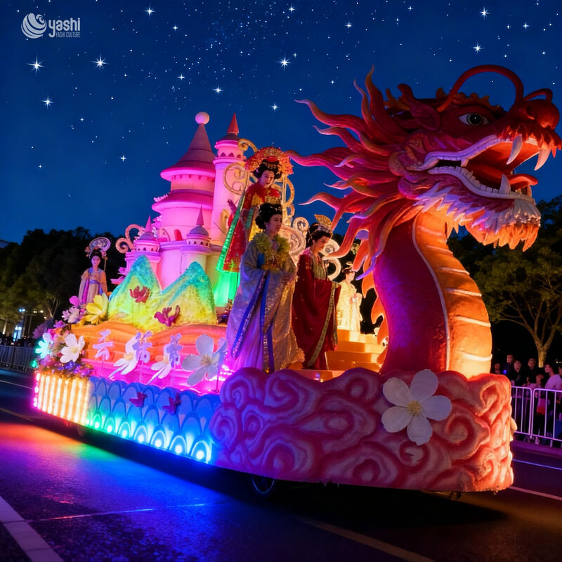 Large New Year Decorative Lanterns for Chinese New Year Parade Floats and Festival Boats